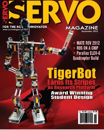 مجله رباتیک SERVO سپتامبر 2012